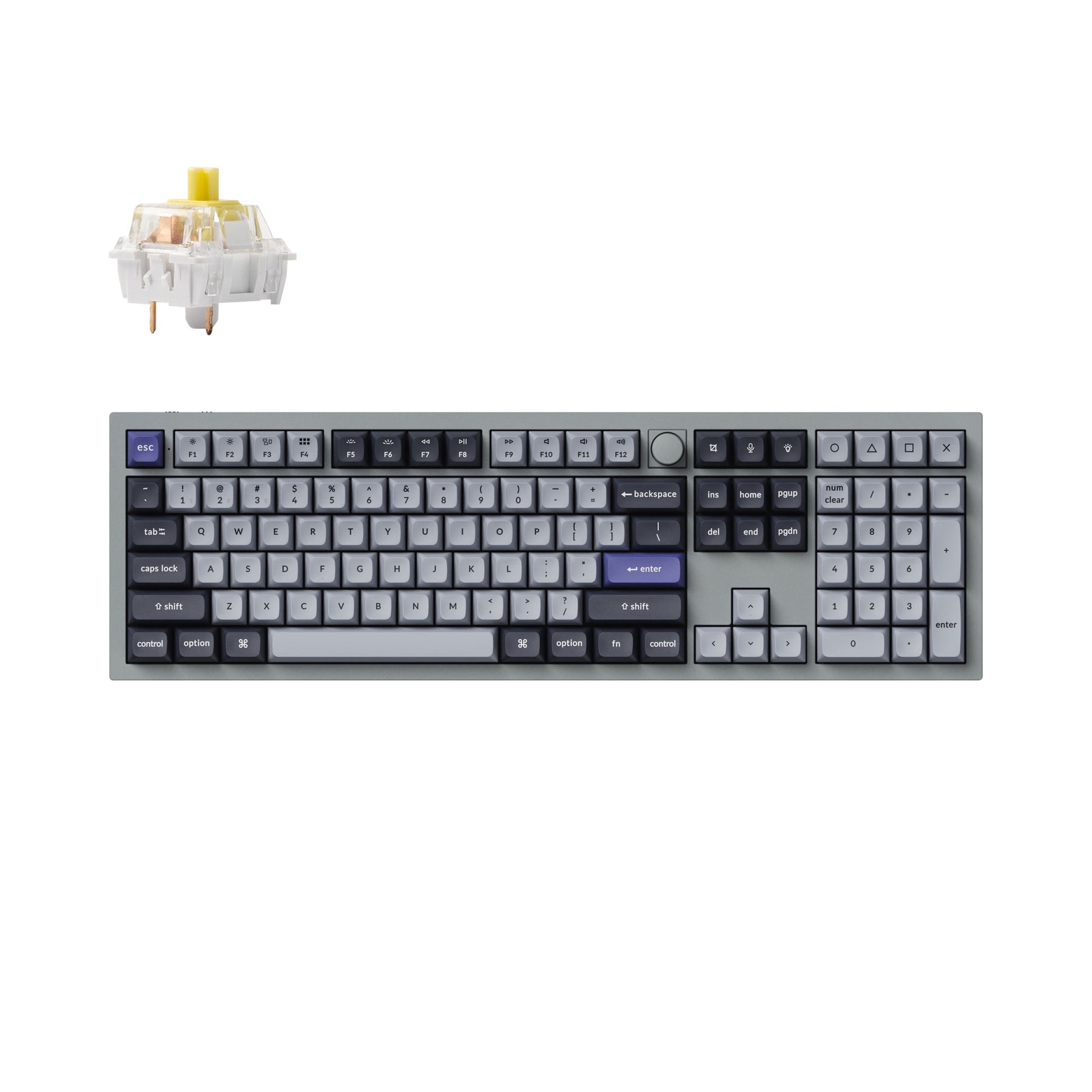 Teclado mecánico personalizado inalámbrico Keychron Q6 Pro QMK/VIA (teclado ANSI de EE. UU.)