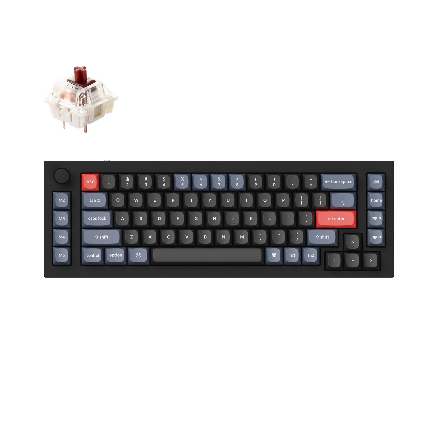 Teclado mecánico personalizado Keychron Q65 QMK (teclado ANSI de EE. UU.)