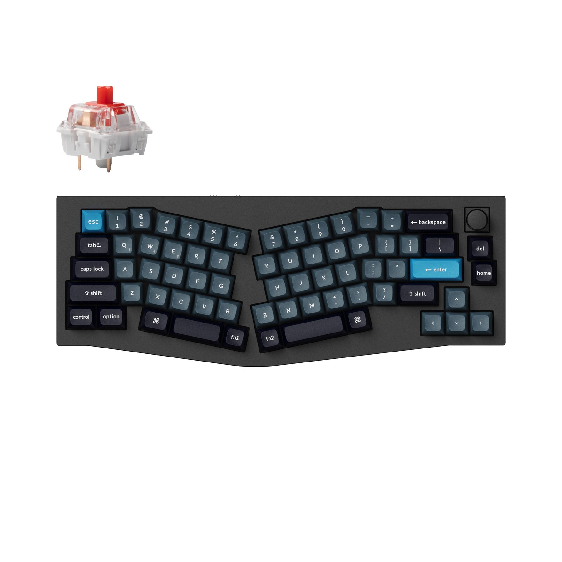 Keychron Q8 Pro (Alice Layout) QMK/VIA Wireless Custom Mechanical Keyboard (US ANSI Keyboard)