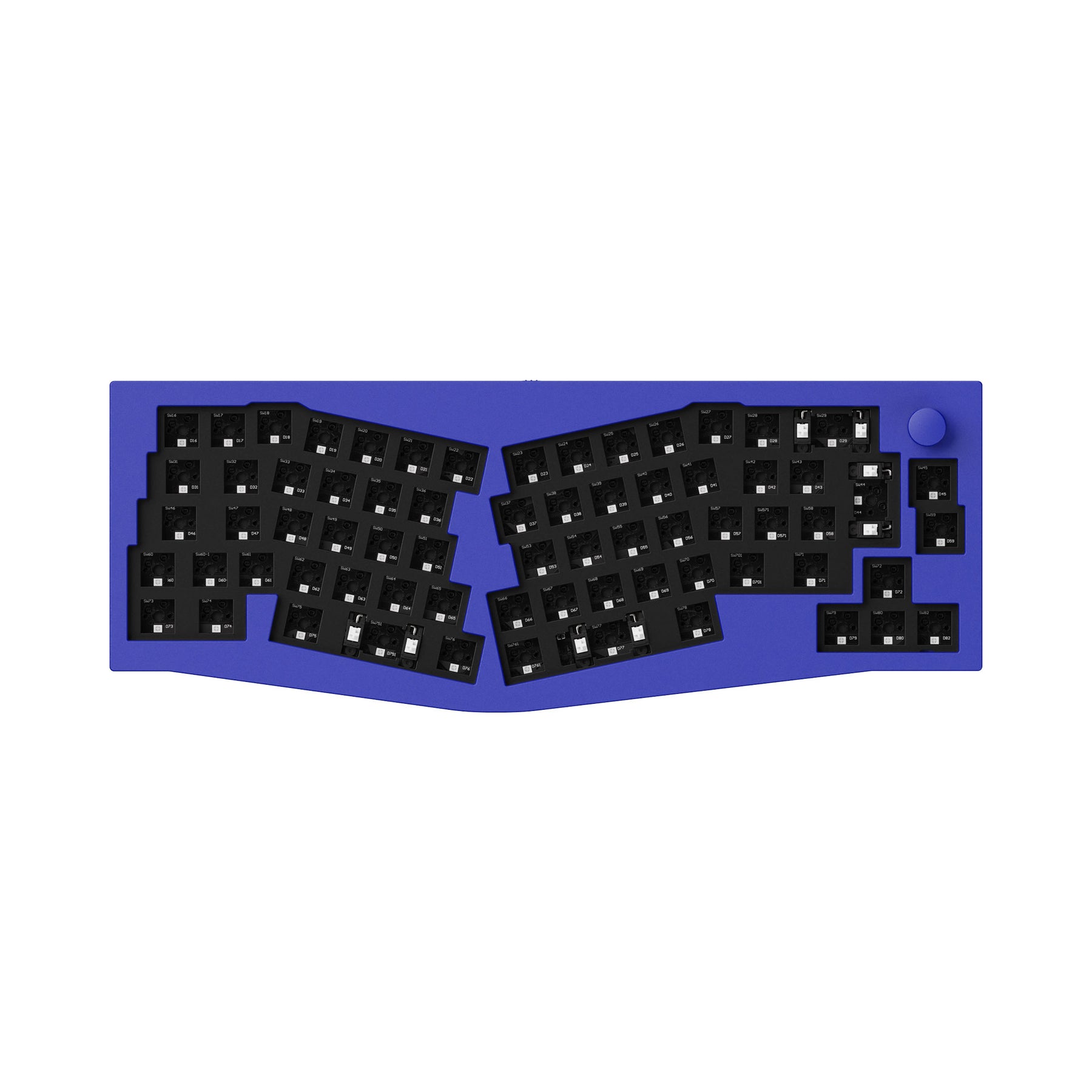 Keychron Q8 (Alice Layout) Colección de diseño ISO de teclado mecánico personalizado QMK