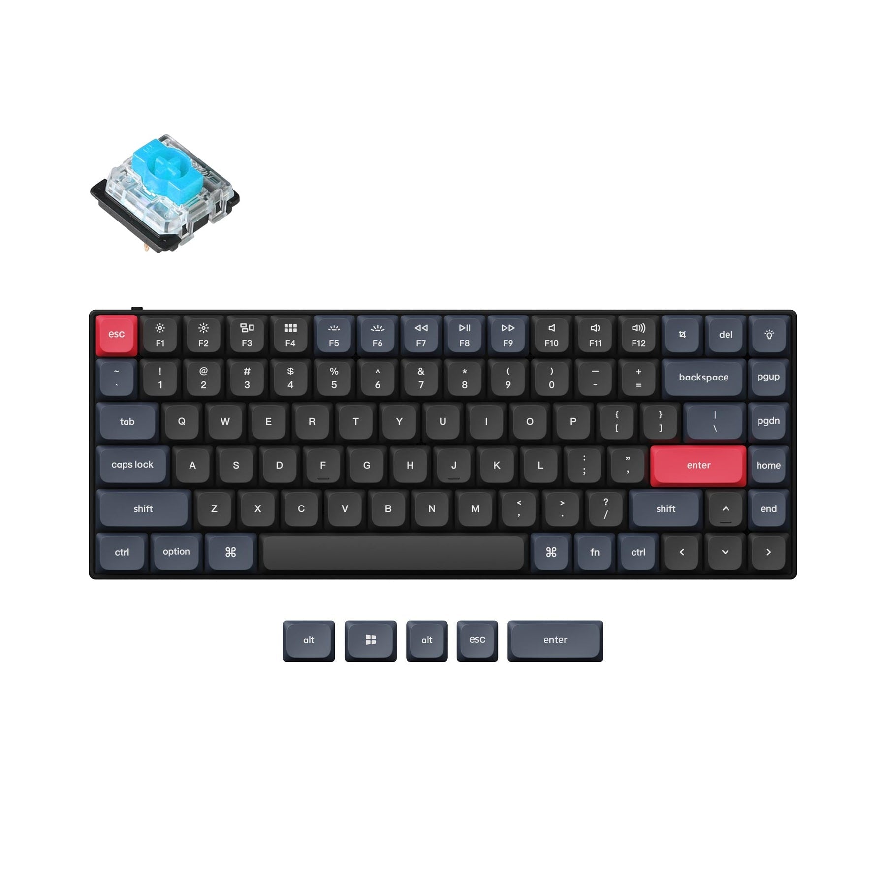 Keychron S1 QMK Custom Mechanical Keyboard (US ANSI Keyboard)