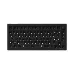 Keychron V1 QMK/VIA Custom Mechanical Keyboard Barebone version Knob version Black frame for Mac Windows Linux