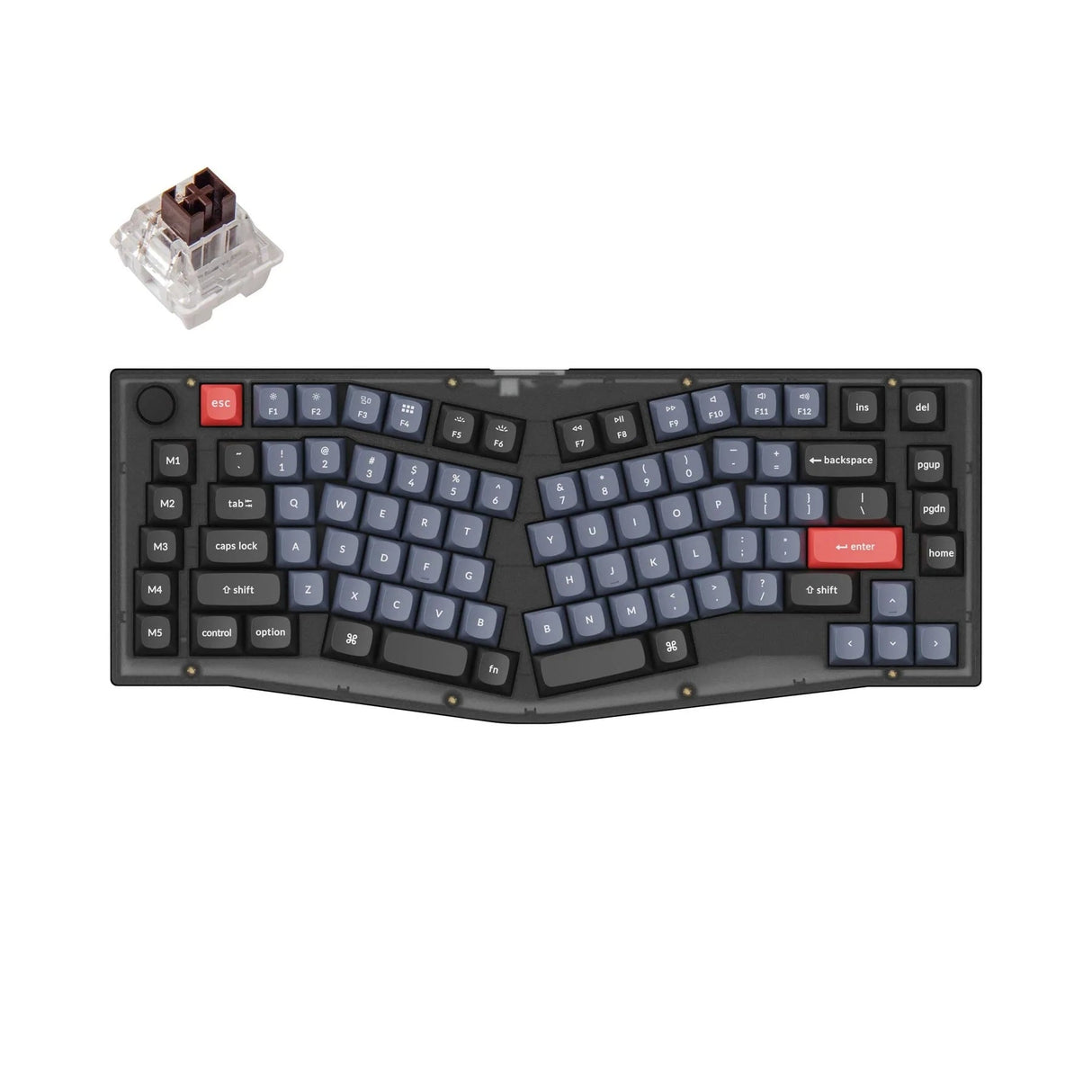 Keychron V10 (Alice Layout) QMK Custom Mechanical Keyboard (US ANSI Keyboard)