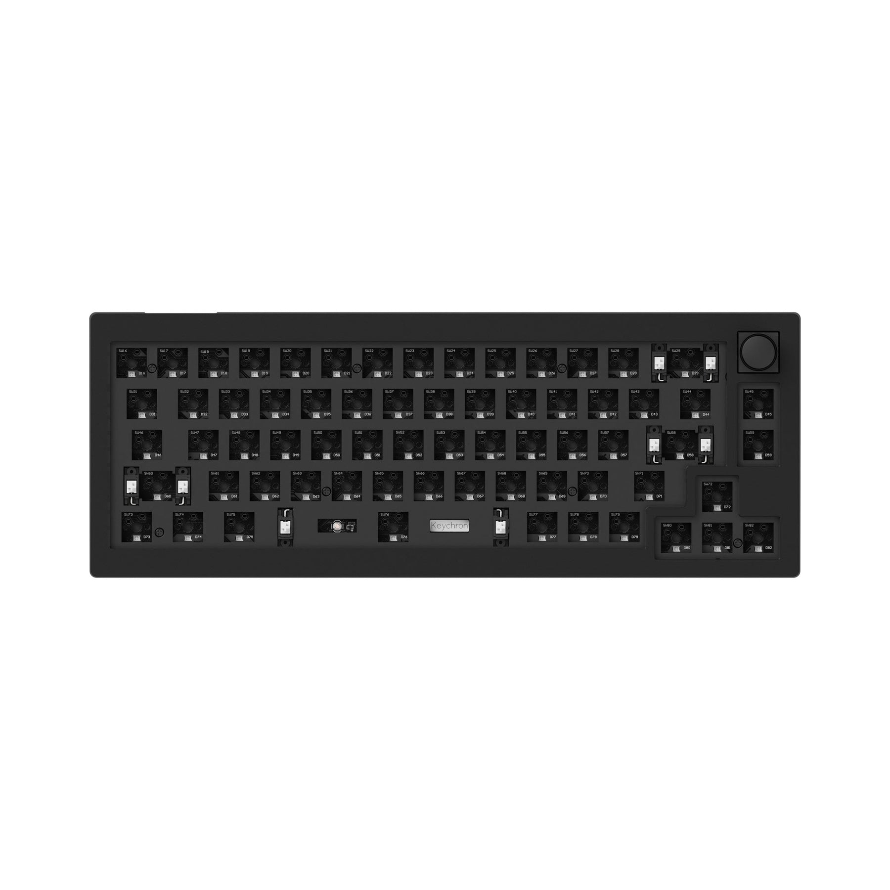 Keychron V2 QMK Custom Mechanical Keyboard (US ASIN Keyboard)
