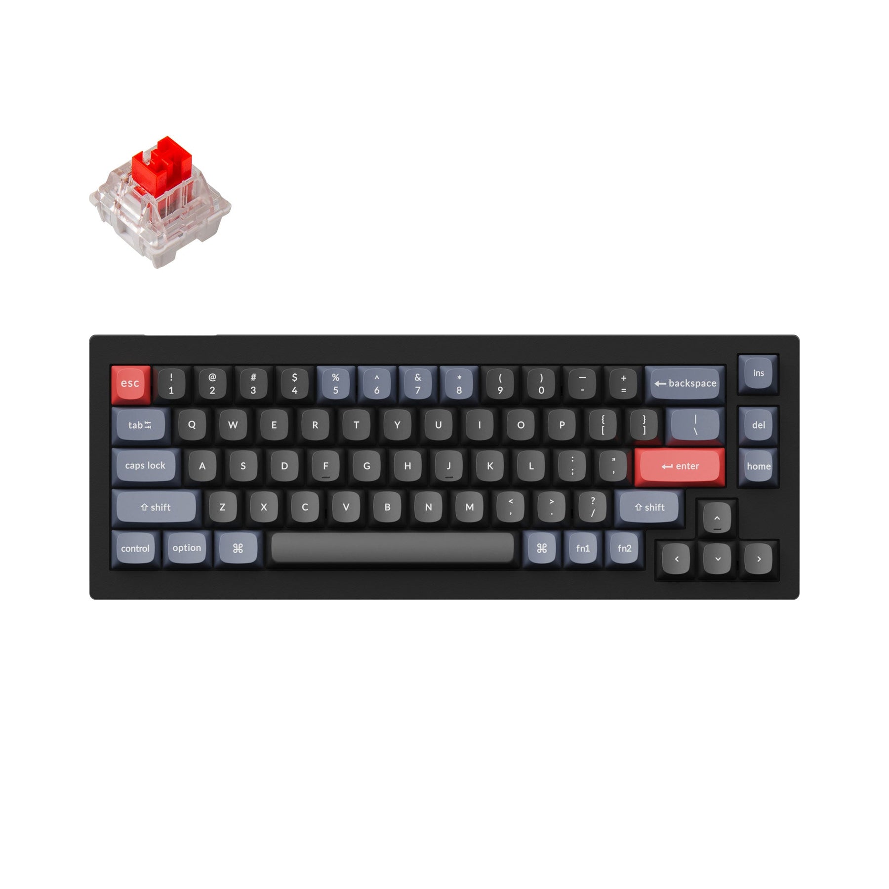 Keychron V2 QMK Custom Mechanical Keyboard (US ANSI Keyboard)