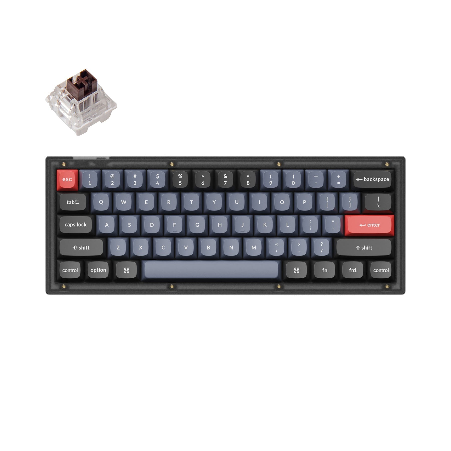 Keychron V4 QMK Custom Mechanical Keyboard (US ASIN Keyboard)