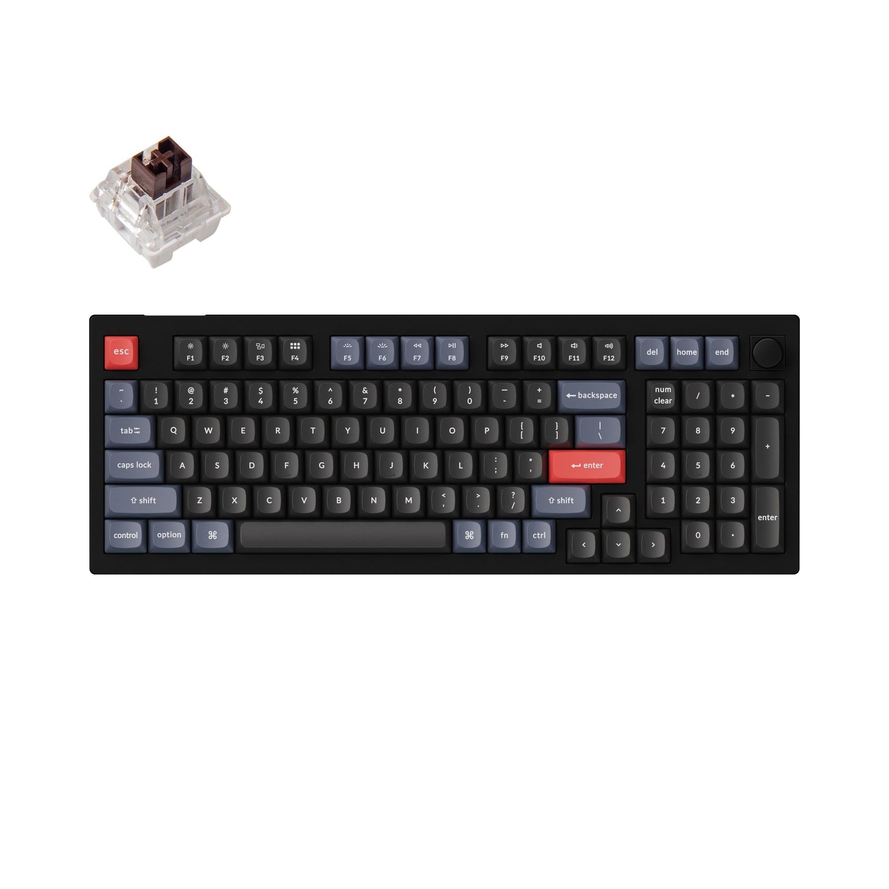 Teclado mecánico personalizado Keychron V5 QMK (teclado ANSI de EE. UU.)