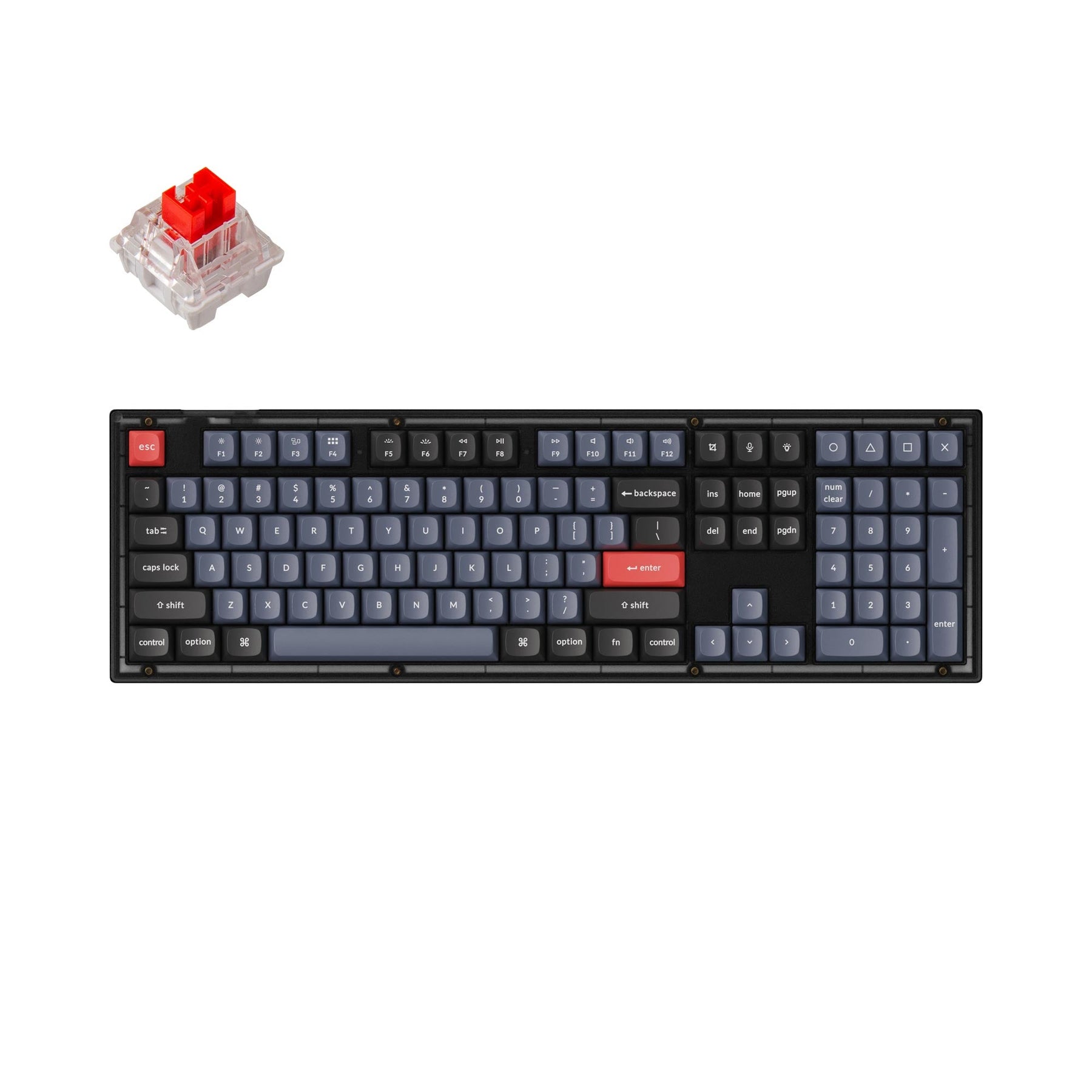 Teclado mecánico personalizado Keychron V6 QMK (teclado ANSI de EE. UU.)