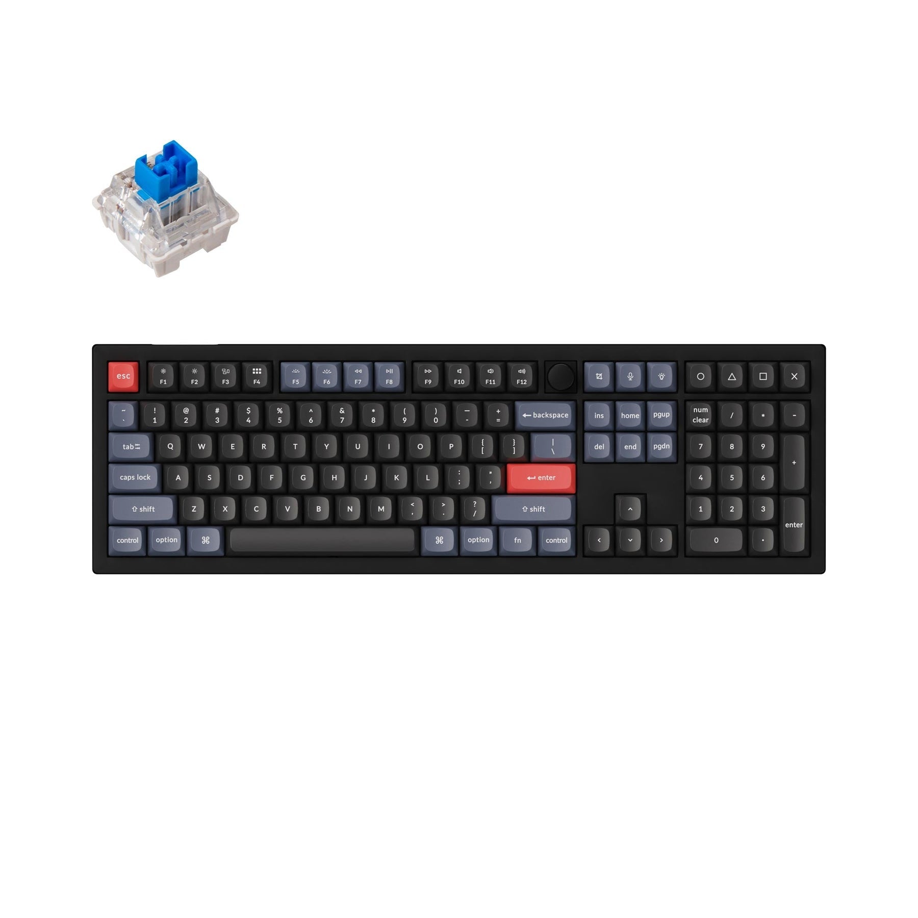 Teclado mecánico personalizado Keychron V6 QMK (teclado ANSI de EE. UU.)