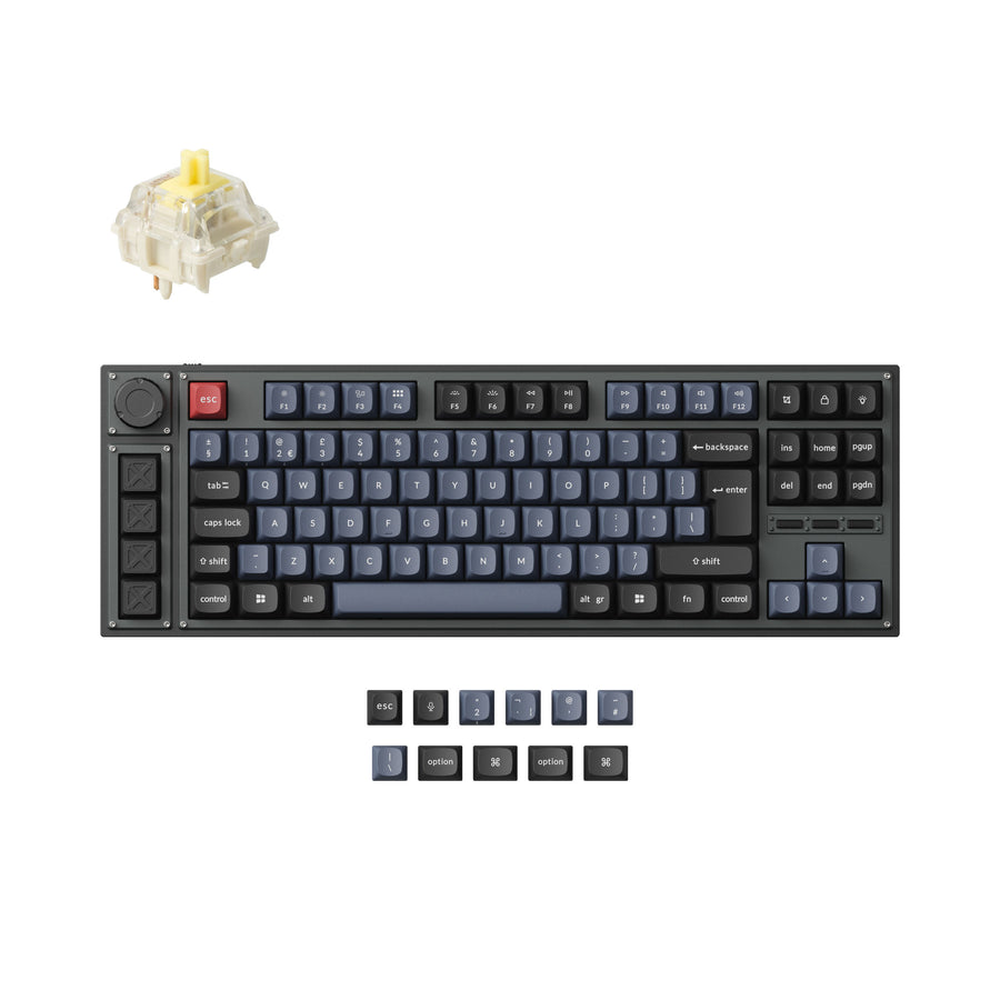 Colección de diseño ISO de teclado mecánico personalizado inalámbrico Lemokey L3 QMK/VIA