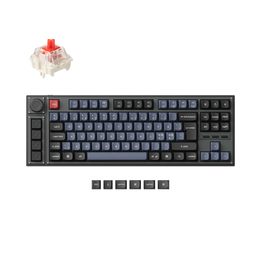 Colección de diseño ISO de teclado mecánico personalizado inalámbrico Lemokey L3 QMK/VIA