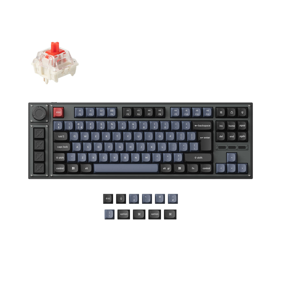 Colección de diseño ISO de teclado mecánico personalizado inalámbrico Lemokey L3 QMK/VIA