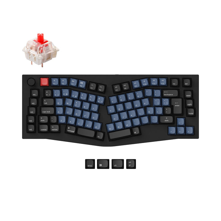 Keychron Q10 (Alice Layout) Colección de diseño ISO de teclado mecánico personalizado QMK