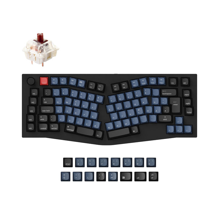 Keychron Q10 (Alice Layout) Colección de diseño ISO de teclado mecánico personalizado QMK