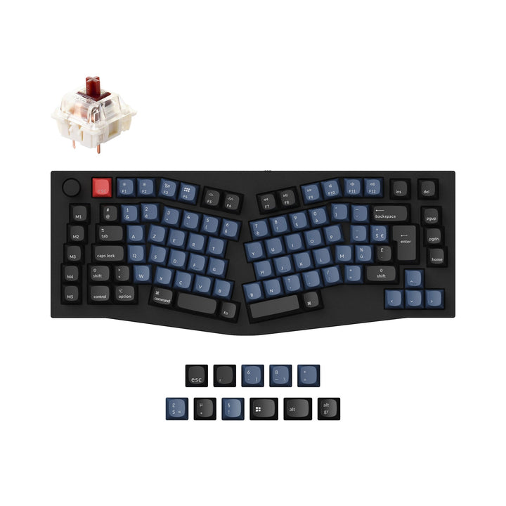 Keychron Q10 (Alice Layout) Colección de diseño ISO de teclado mecánico personalizado QMK