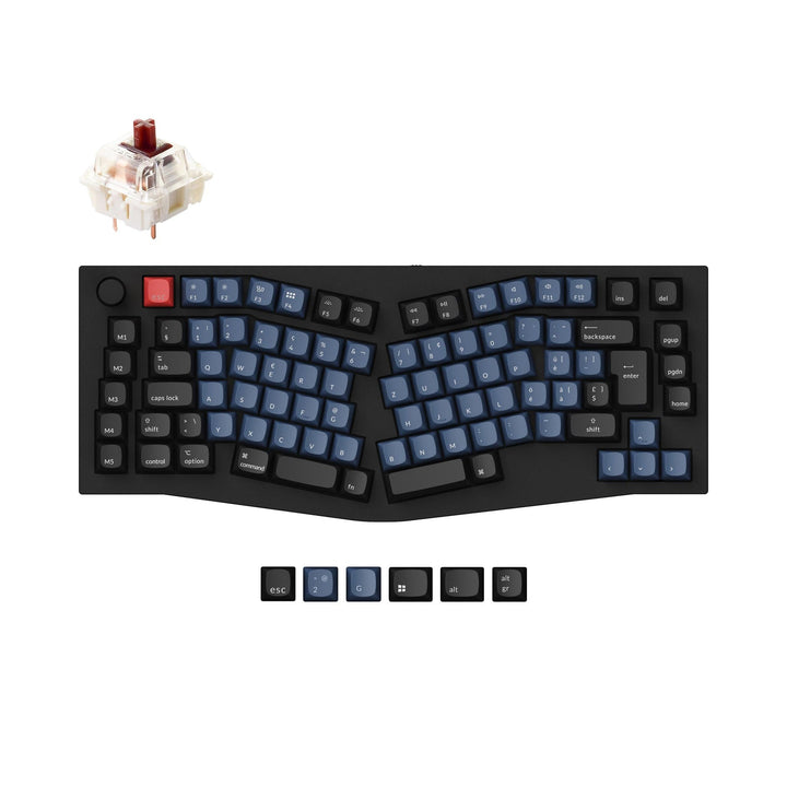 Keychron Q10 (Alice Layout) Colección de diseño ISO de teclado mecánico personalizado QMK