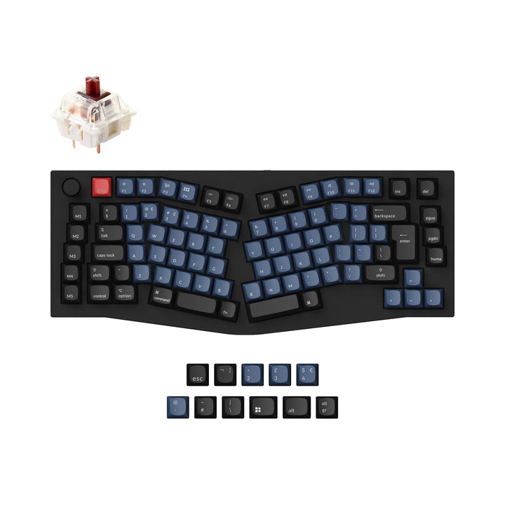 Keychron Q10 (Alice Layout) Colección de diseño ISO de teclado mecánico personalizado QMK