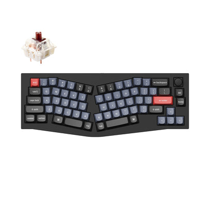 Keychron Q8 (Alice Layout) Teclado mecánico personalizado QMK (teclado ANSI de EE. UU.)