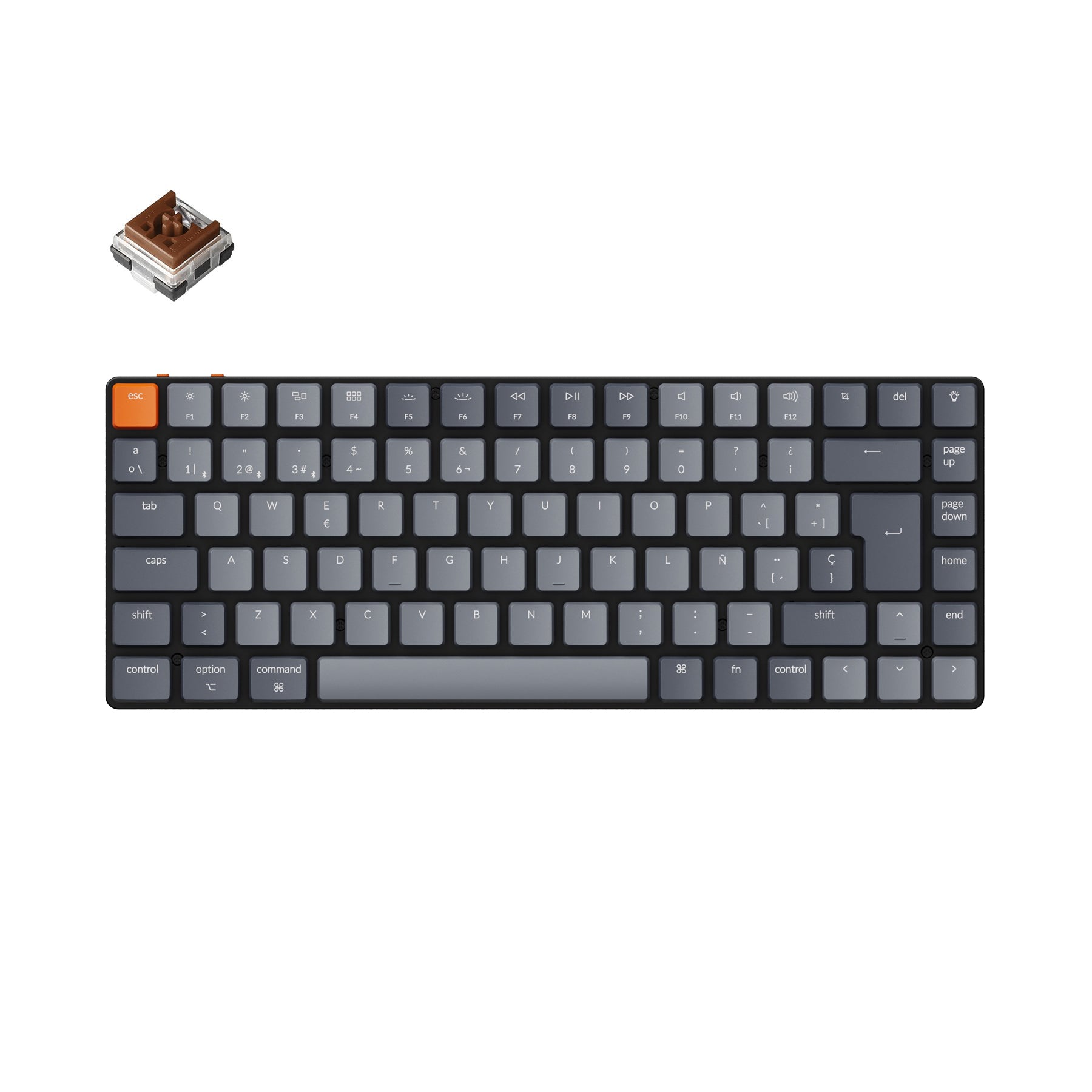 Teclado mecánico inalámbrico ultradelgado Keychron K3 (diseño ES ISO) - Versión 2