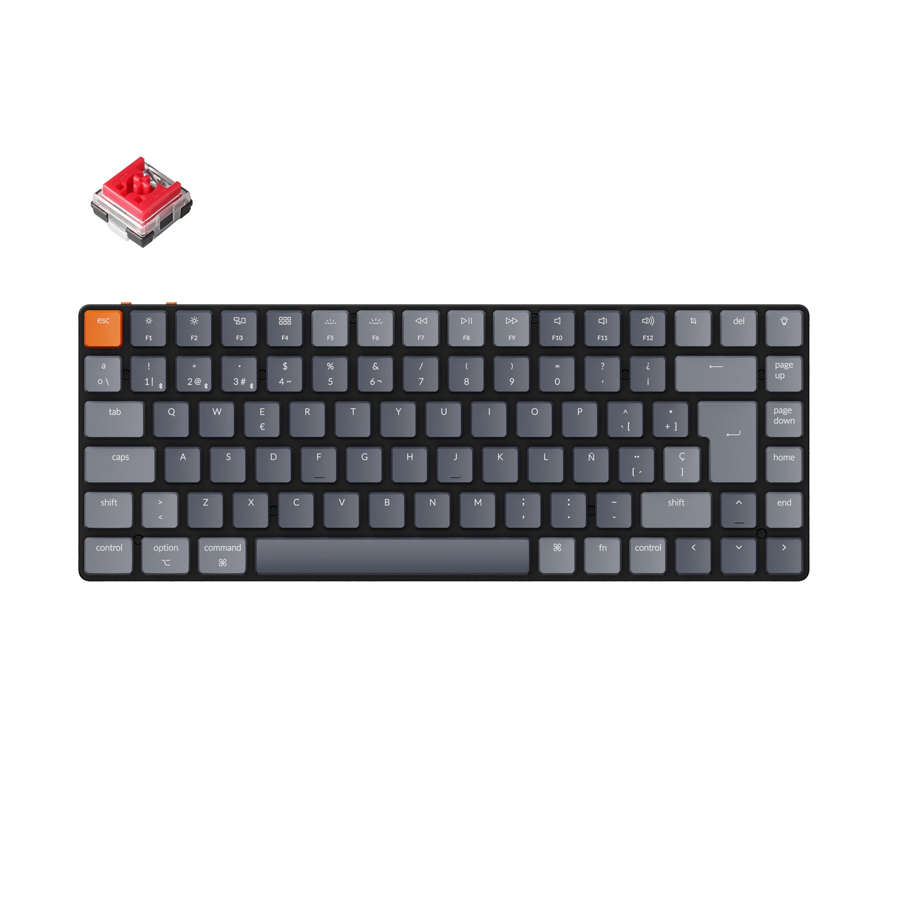 Teclado mecánico inalámbrico ultradelgado Keychron K3 (diseño ES ISO) - Versión 2