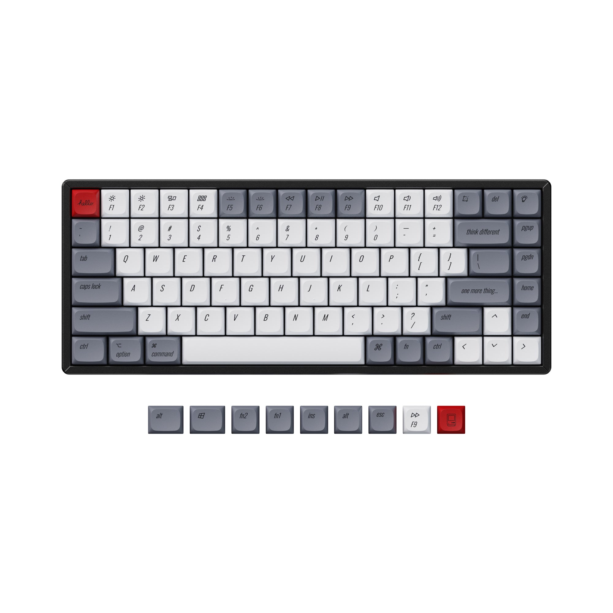 Juego de teclas retro Keychron XDA Profile PBT