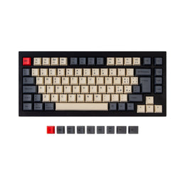 Juego de teclas OEM Dye-Sub PBT ISO Q1 y Q1 Pro y V1 y K2 y K2 Pro - Carbono