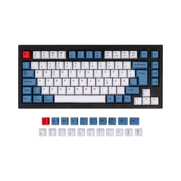 Juego de teclas PBT OEM Dye-Sub ISO Q1 y Q1 Pro y V1 y K2 y K2 Pro - Azul