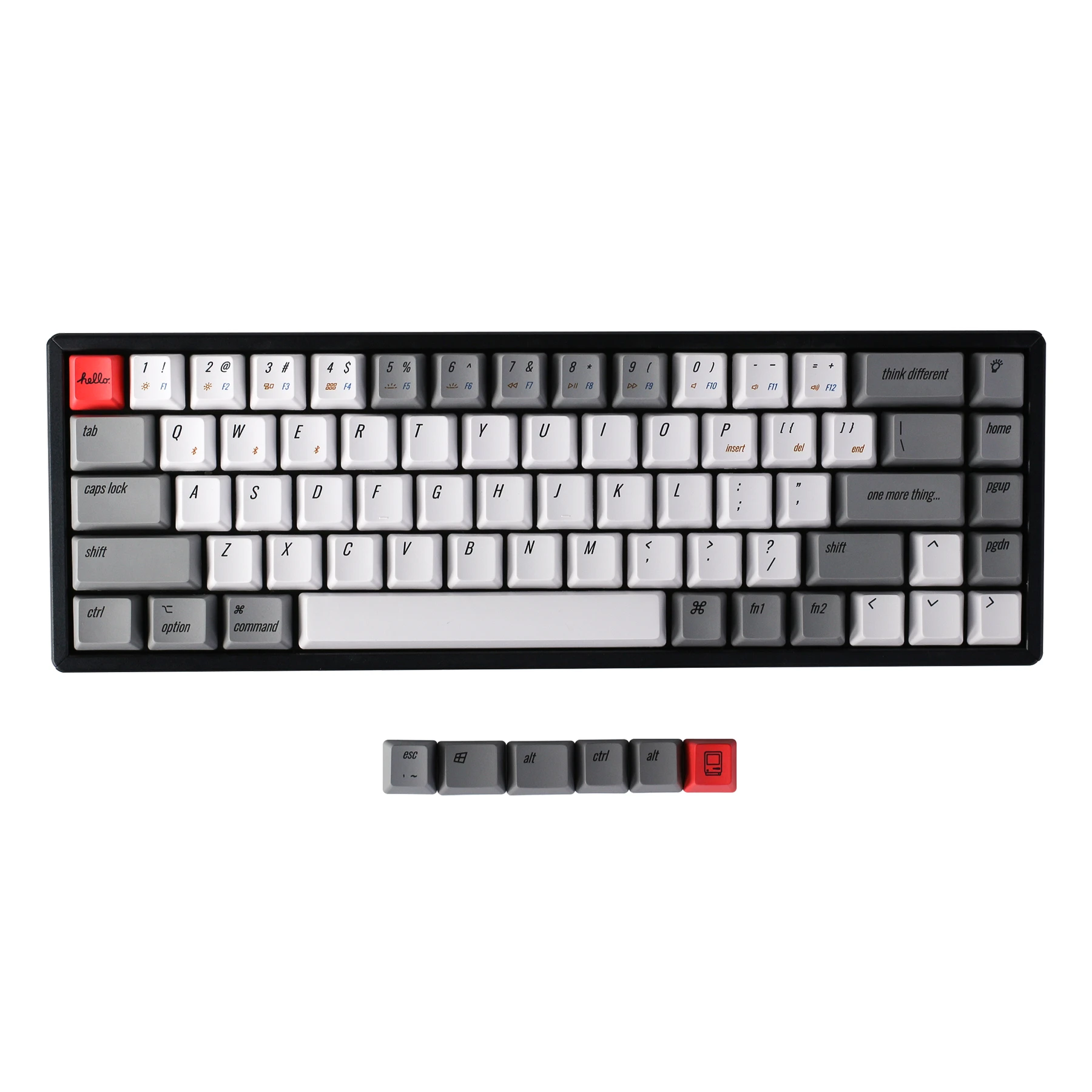 Juego de teclas retro PBT de perfil OEM Keychron
