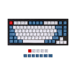 Juego de teclas PBT OEM Dye-Sub ISO Q1 y Q1 Pro y V1 y K2 y K2 Pro - Azul