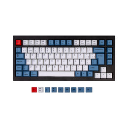 Juego de teclas PBT OEM Dye-Sub ISO Q1 y Q1 Pro y V1 y K2 y K2 Pro - Azul